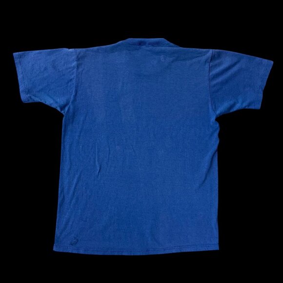 Vintage US Marine Corp T Shirt Large Velva Sheen USA Blue 80s Single Stitch READ - Picture 3 of 12